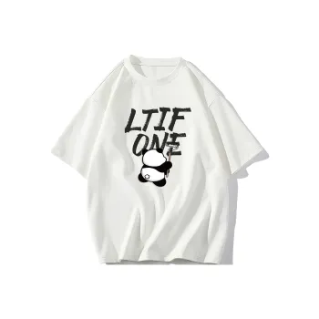 LTIFONE Loose Fit Versatile 100% Cotton T Shirt Unisex