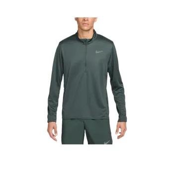 Nike Pacer Men's Dri FIT 1/2 Zip Running Top Jackets & Coats Men's Vintage Green