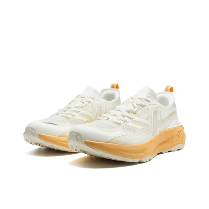 XTEP Anti Slip Wear Resistant Low Top Casual Running Shoes Men's Sail White-1