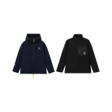 Black Windbreaker Jacket+Black Liner