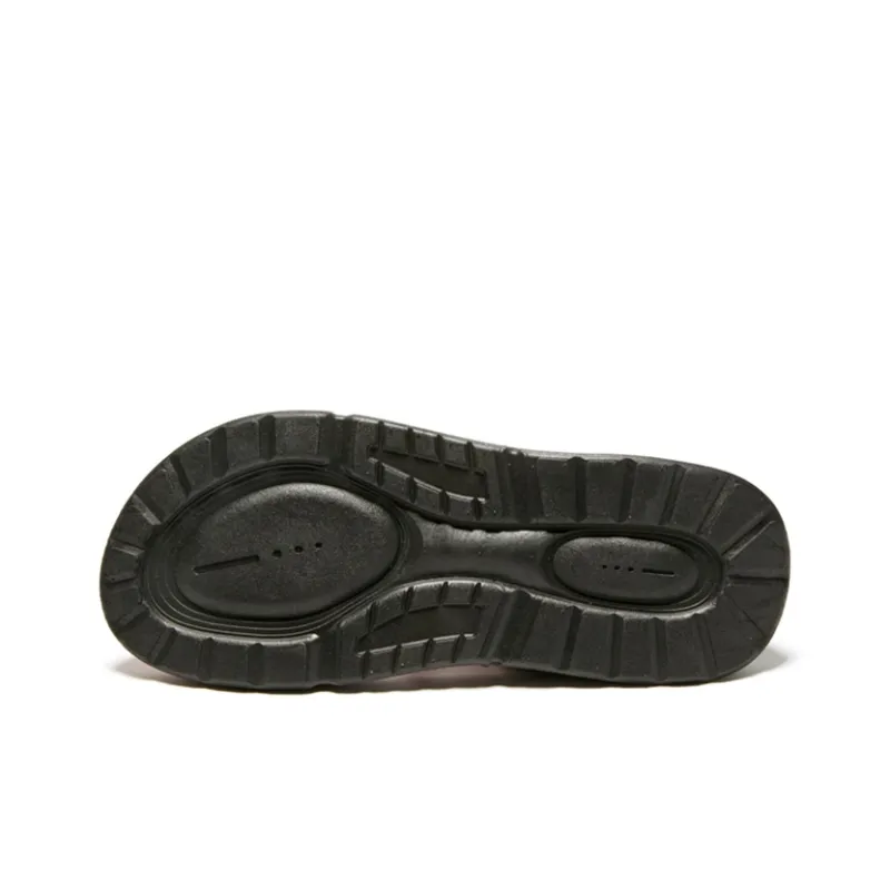 EOKAGAH Beach Sandals Men's Black Red-3