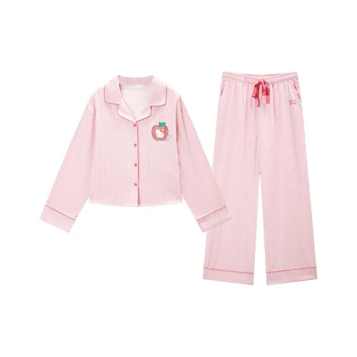 GUKOO x Hello Kitty Sanrio Series Pajama Set Women's Crystal Pink