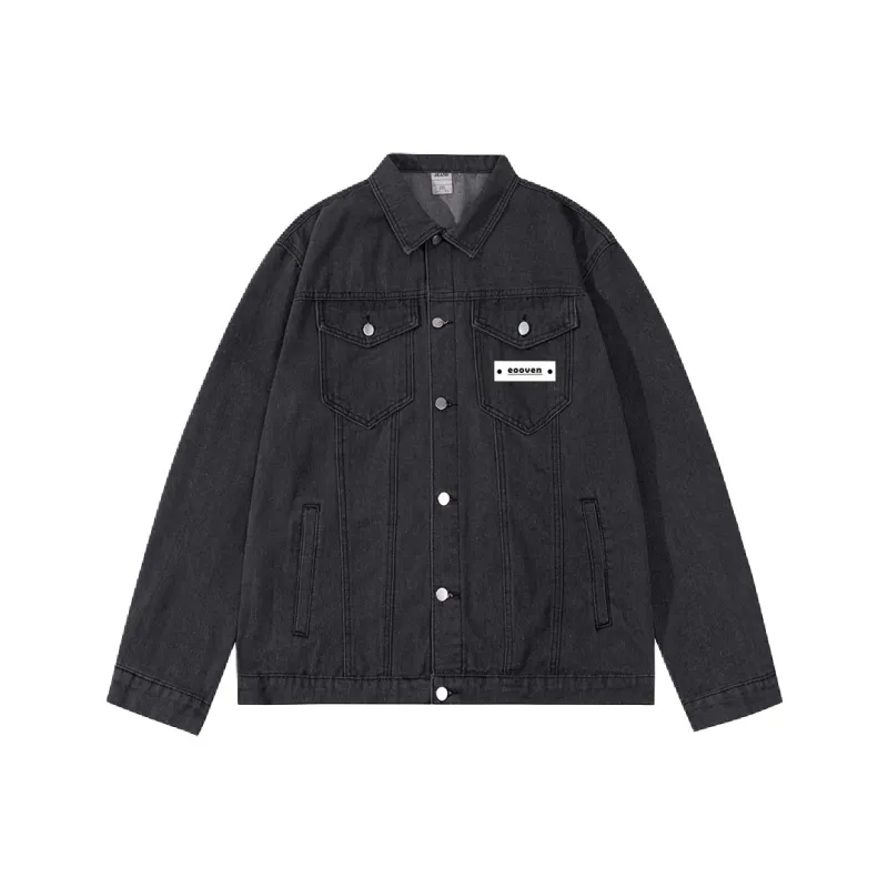 EOOVEN Denim Jackets Unisex-0