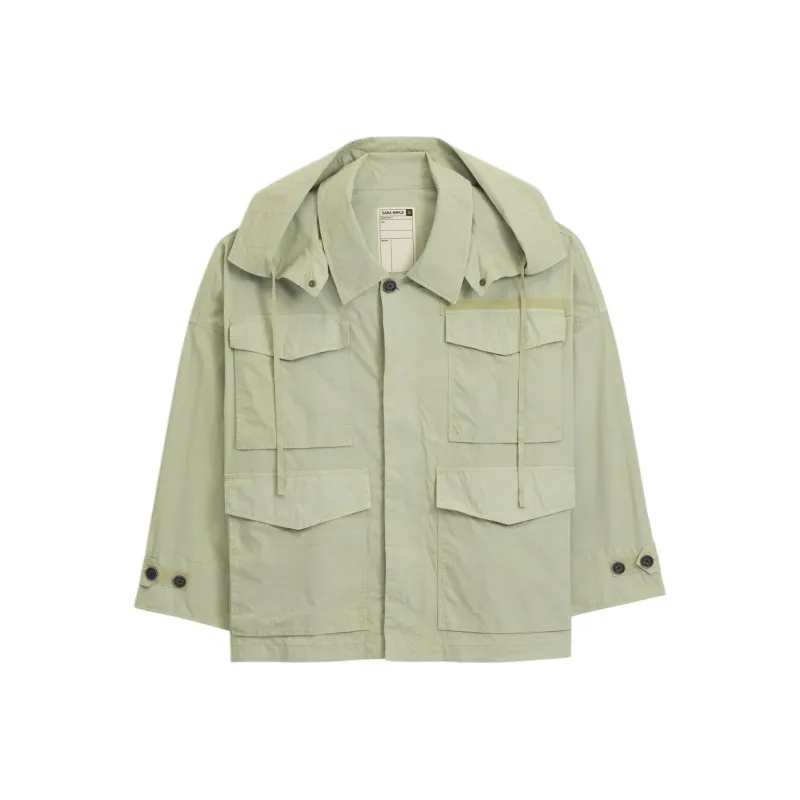 ZARA Jackets Coats Men's Light Blue-0