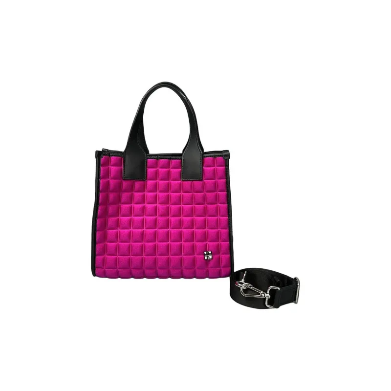 BPRIME Versatile One Shoulder Handbag Small Size Women's Rose Red-0