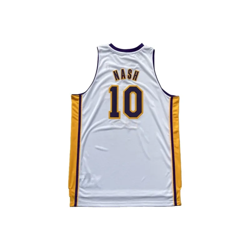 Adidas x NBA Los Angeles Lakers SWINGMAN Fan Edition Basketball Jersey Unisex White-1
