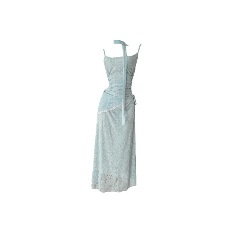 BEAUTIFUL CONFESSION Slip Dress Women's Blue-1