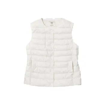 UNIQLO Vests Unisex Pearl White