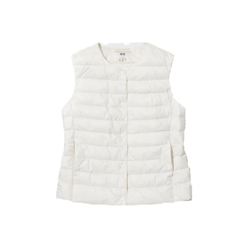 UNIQLO Vests Unisex Pearl White-0