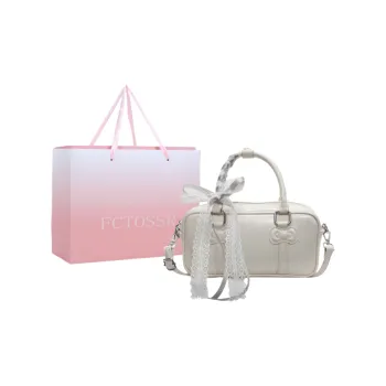 FCTOSSR PU One Shoulder Handbag Women's White/Black/Red/Pink