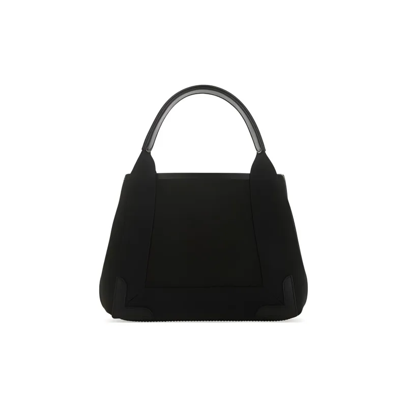 Balenciaga Cow Leather Canvas Canvas Bag Extra Small Unisex Black-2