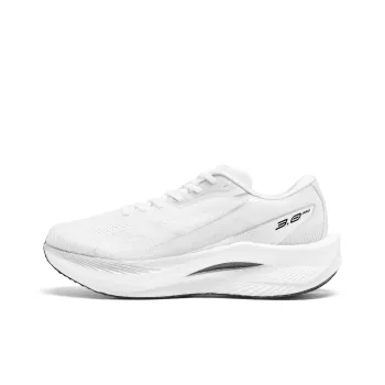 QIAODAN Strong Wind 3.0 PRO Running Shoes Men Low Top Jordan White Silver