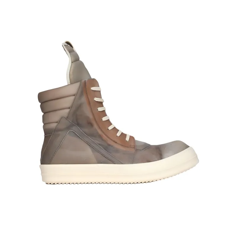 RICK OWENS/RO HOLLYWOOD High Top Skateboard Shoes Men's Brown-1