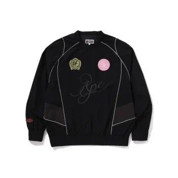 A BATHING APE Multi Logo Relaxed Fit Pullover