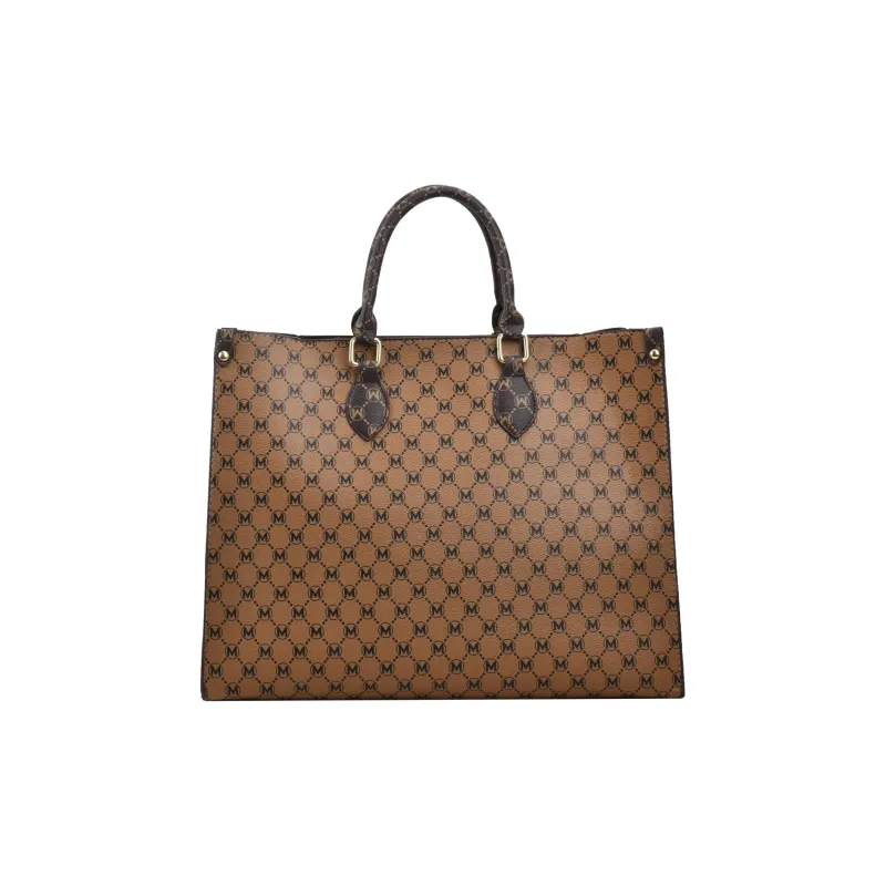 Yalu PU Handbag Regular Unisex Black/Coffee/Brown/Beige-8