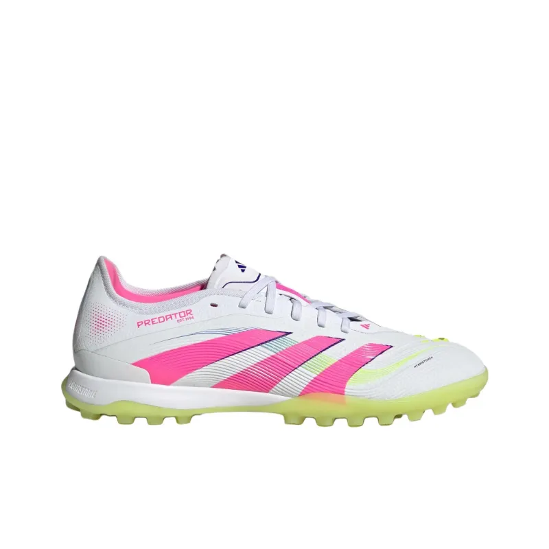 Adidas PREDATOR PRO TF Rubber Broken Studs Artificial Ground Anti Slip Wear Resistant Soccer Shoes Unisex Pink White-1