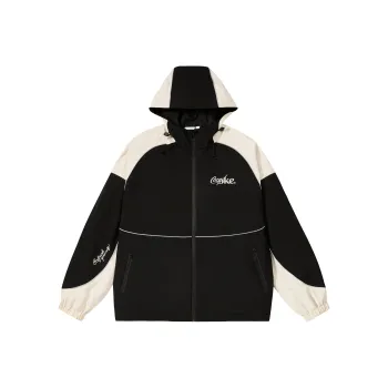 Coca-Cola Water-Resistant Windproof Warm Reflective With High Visibility Windbreaker Jacket Unisex