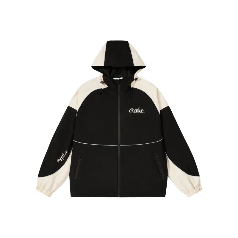 Coca-Cola Water-Resistant Windproof Warm Reflective With High Visibility Windbreaker Jacket Unisex-0