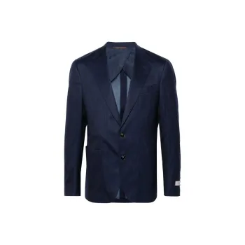 Canali Striped Wool-blend Blazer