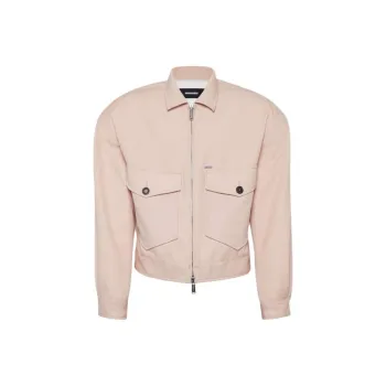 DSQUARED 2 Virgin Wool Bomber Jacket