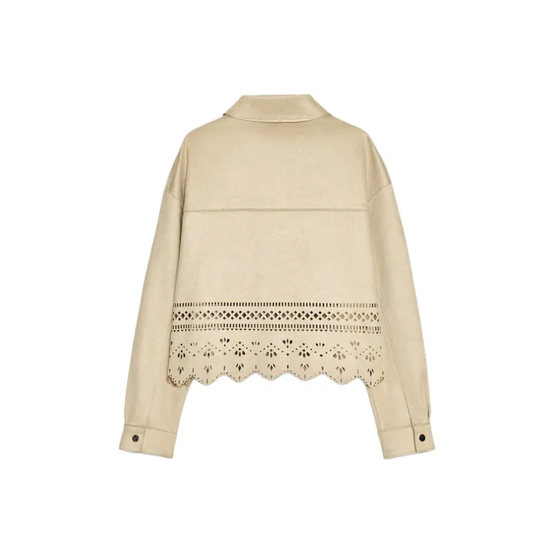 ZARA Jackets Women's Tan-1