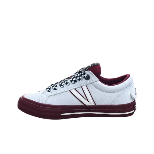 X JIMSUN Coverage Cushioning Balance Low Top Skateboard Shoes Unisex Bordeaux Red