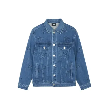 MLB Denim Jackets Unisex Blue