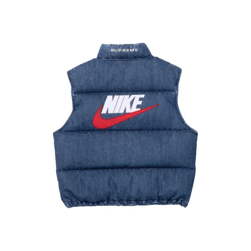 Supreme Nike Denim Puffer Vest