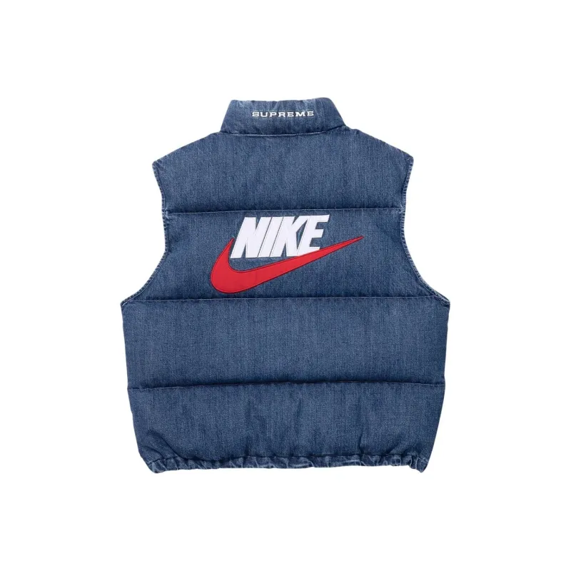 Supreme Nike Denim Puffer Vest-7