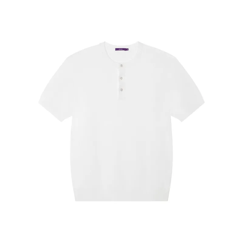 SKARO T Shirts Men White SKT511-0