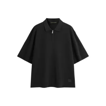 PEACEBIRD MEN x Daria Song Polo Shirt Unisex Black 1