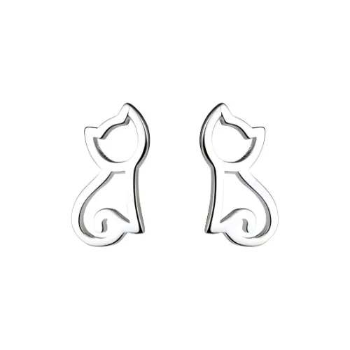 Universe Search S925 Silver Stud Earrings Women's