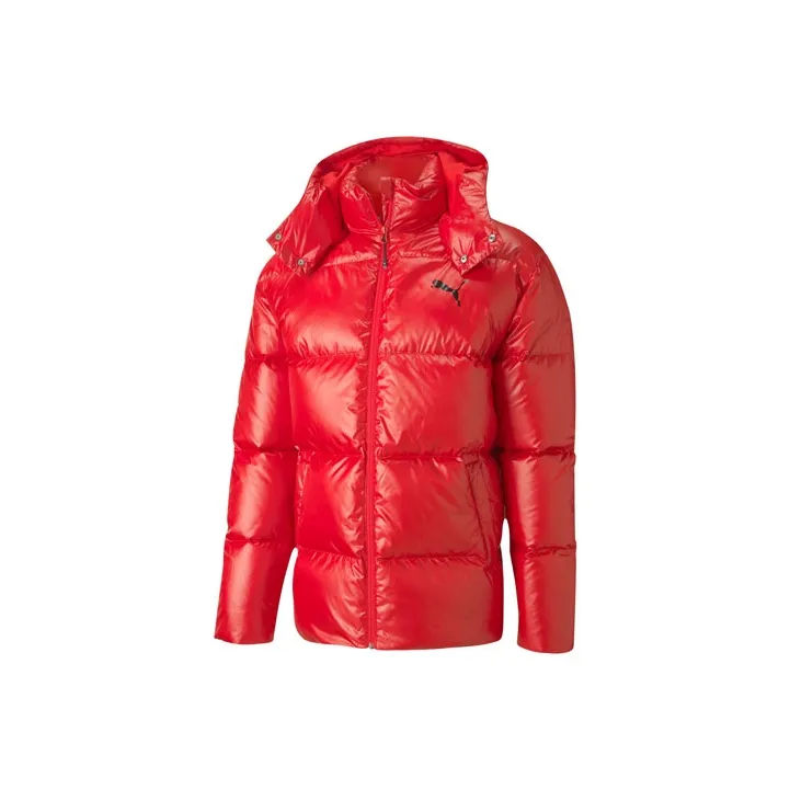 PUMA PANTS EMBOSSED Down Jackets Men Bright Red-0