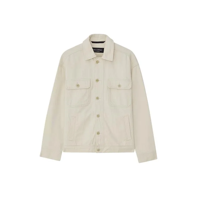 MARC OPOLO Denim Jackets Men Ecru 172-0