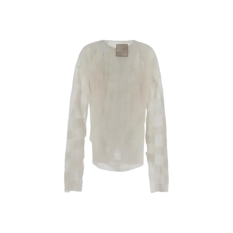 UMA WANG Patterned jacquard T shirt-1