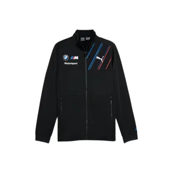 PUMA BMW M Motorsport Men's Team Track Jacket Jackets Coats Men's Black