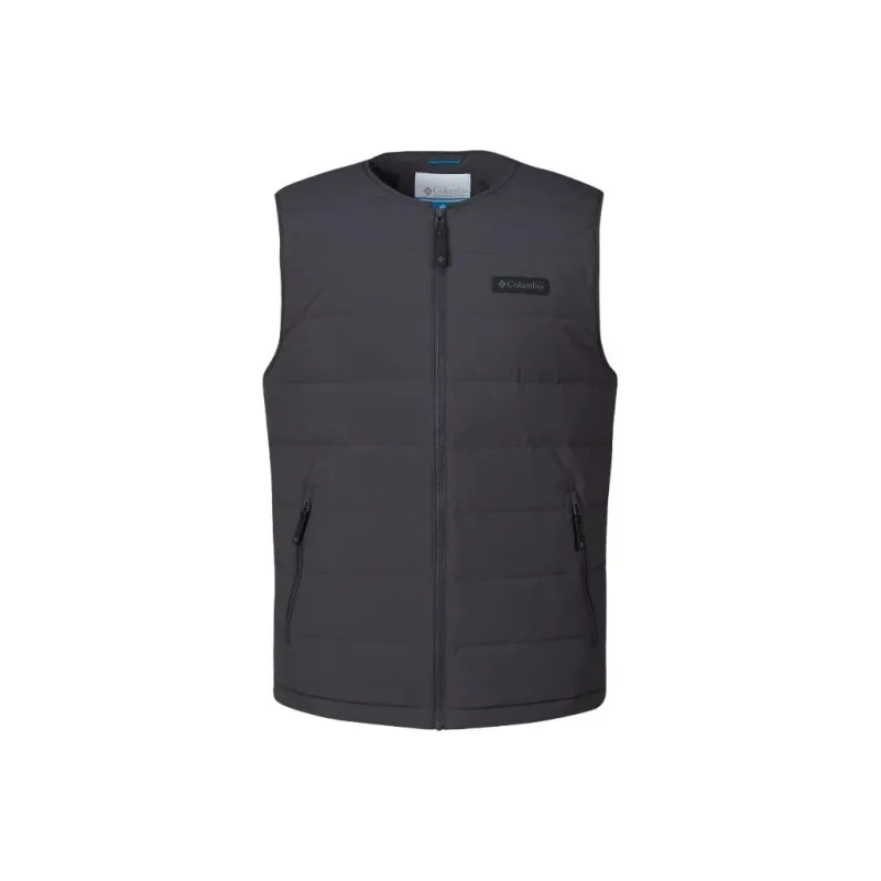 Columbia Goose Down Vest Men's Dark Gray-0