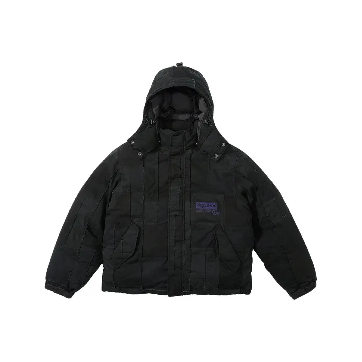 Supreme Junya Watanabe Cdg Man Patchwork Puffy Jacket-0