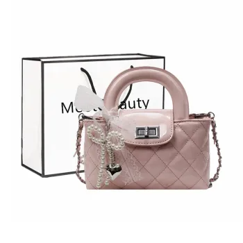 Fitchell Pu Shoulder Bag, Crossbody Bag, Handbag Women's Pink/Silver/Ecru/Red/Black