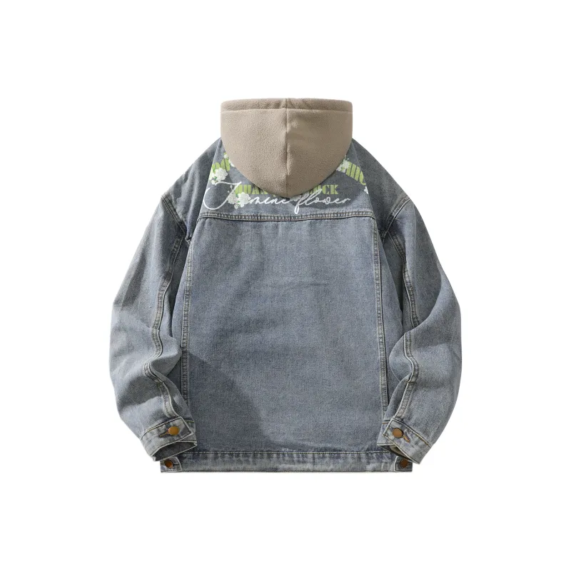HUANQIU Denim Jackets Unisex-17