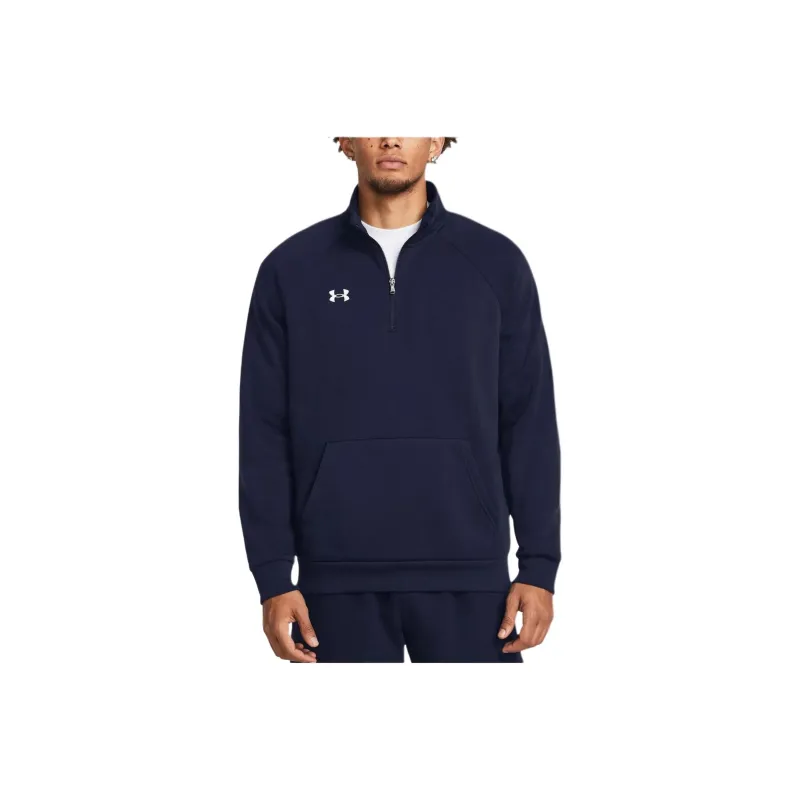 Under Armour Rival Sweatshirt Men's Marine Blue, Comes With Necklace-3