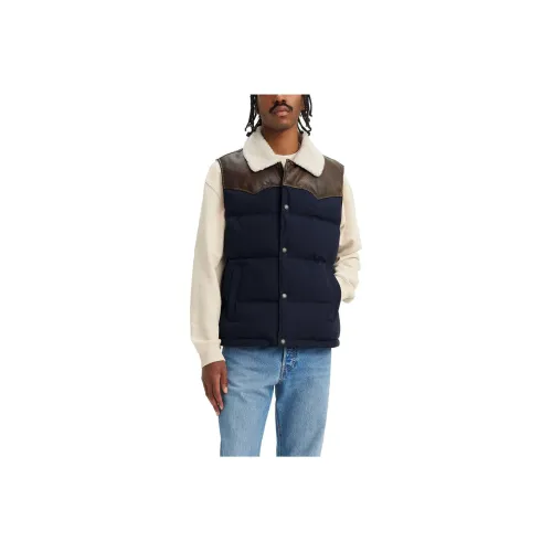 Levis Vests Men Blue