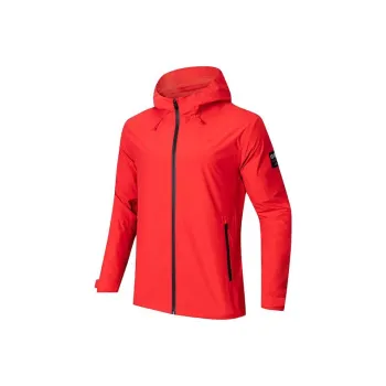 Anta Comprehensive Training Collection Outdoor Collection Waterproof And Windproof Windbreaker Jacket Men's Classic Red