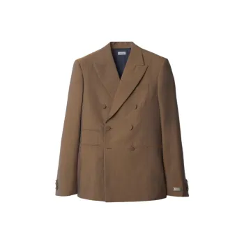 Burberry Double-breasted Wool Blazer