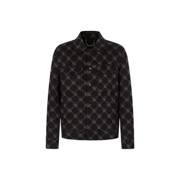 C'N'C Rhythm Party Series Jackets Coats Men's Brown With Print