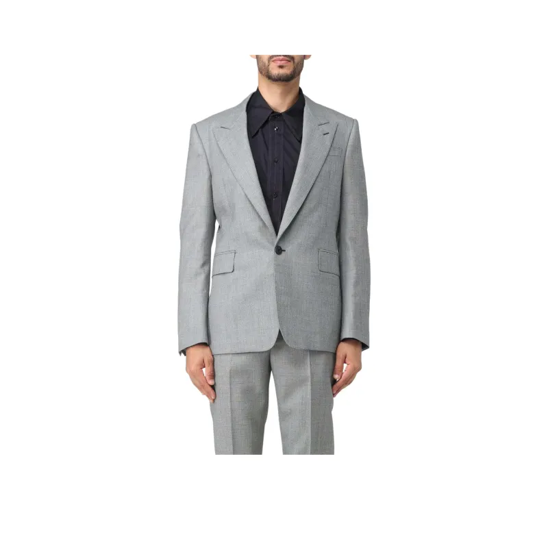 Alexander McQueen Single Breasted Tailored Blazer-0
