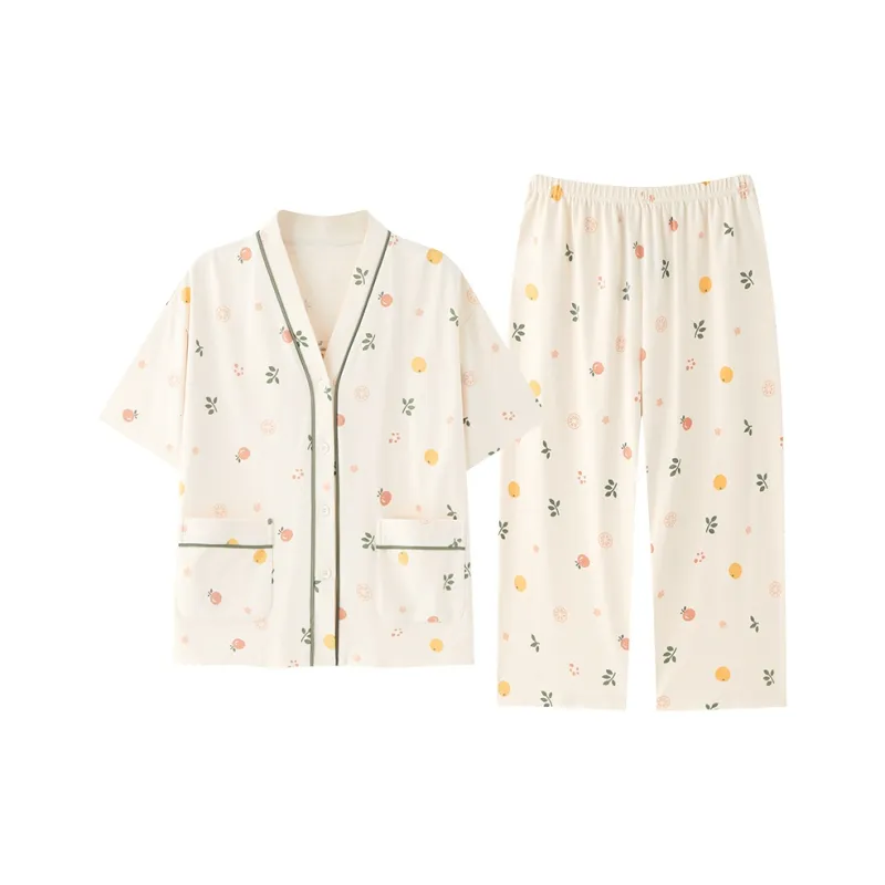 MADALLO Pajama Set Women's Apricot-0
