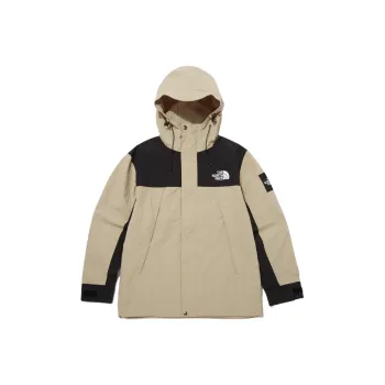 THE NORTH FACE Windbreaker Jackets Unisex Black Khaki Unisex Korea Version