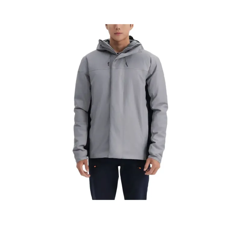 DECATHLON Jackets Coats Men's Light Gray/Smoky Black-0