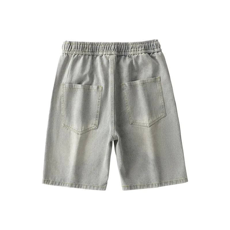 PEIMENG Denim Shorts Unisex-7